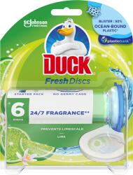 DUCK WC öbíltő korong zselés 36 ml Fresh Discs Duck® Lime (45313)