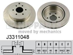 NIPPARTS Disc frana NIPPARTS J3311048 - automobilus