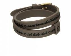 il mezzometro Brățară Damă il mezzometro I LOVE YOU GOLD - BRACCIALE IN SILICONE/SILICONE BRACELET c9ffb4