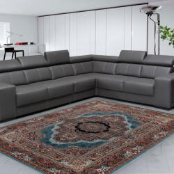 Bakhtar Perzsa szőnyeg türkiz TABRIZ 160x230 luxus nappali szőnyeg akrilból (872421B160230)