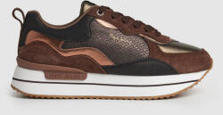 Pepe Jeans PLS31513-864 Női bronz barna fűzős sportcipő