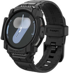 Spigen Samsung Galaxy Watch 7 (44mm) Tok és Szíj - Spigen Rugged Armor Pro - Fekete (ACS08338)