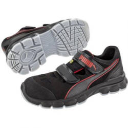 PUMA Aviat Low ESD SRC 640891-41 ESD biztonsági cipő S1P Méret: 41 Fekete, Piros 1 pár