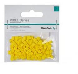 Deepcool PIXEL Series szilikon számítógépház dekoráló 100db sárga (R-PIXEL-YE100-G-1)