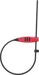 ABUS Combiflex Speciális zárható húzókábel acél maggal, 45 cm hosszú kábel, piros
