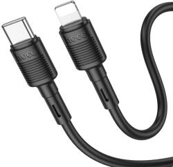 hoco. Cablu Date si Incarcare USB-C - Lightning HOCO X83 Victory, 20W, 1m, Negru