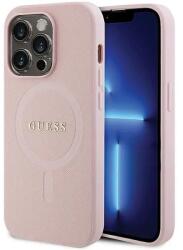 GUESS Husa Guess GUHMP13XPSAHMCP case for iPhone 13 Pro Max - pink Saffiano MagSafe - vexio