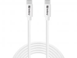 Sandberg Saver USB-C - USB-C kábel 2m, 65W (336-53) (336-53)