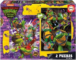 Educa Puzzle Ninja Turtles Educa 2x500 piese și lipici (EDU19916) Puzzle