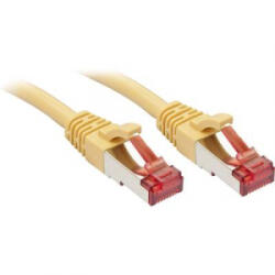 Lindy RJ45 Hálózat Csatlakozókábel CAT 6 S/FTP 2.00 m Sárga Védővel LINDY