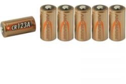 ANSMANN CR123A fotóelem, lítium, 3V, 6 db, Ansmann EL123AP, K123LA, RL123A, EL123A, DL123A, 5018LC, LR123, VL123 (5020011-02)