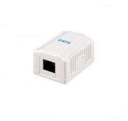 Equip fali aljzat 1 port, Cat6, UTP, fehér (235213) (235213)
