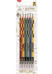 Maped Creion cu radiera Harry Potter, 6 buc/set, HB, Maped 851701