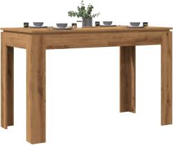 vidaXL Étkezőasztal kézműves tölgy 120x60x76 cm műszaki fa (855903) - vidaxl