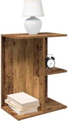 vidaXL éjjeliszekrények 2 db régi fa 46, 5x29x61 cm gépelt fa (858665)