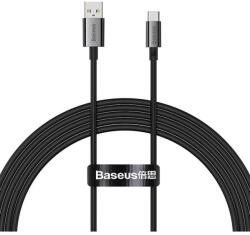 Baseus Superior sorozatú gyorstöltő adatkábel USB - USB-C 100W 2m fürt fekete