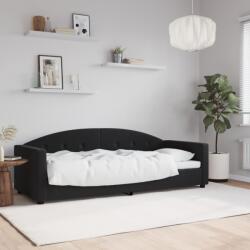vidaXL fekete bársony kanapéágy 80 x 200 cm (354133)