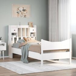 vidaXL fehér tömör fenyőfa ágy matrac nélkül 75 x 190 cm (3323402)