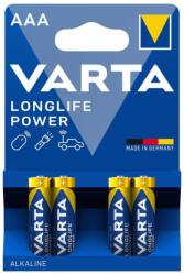 VARTA Set Baterii Alcaline AAA R3 Varta Longlife Power, 4 Bucati (VARTA-4903/4B)