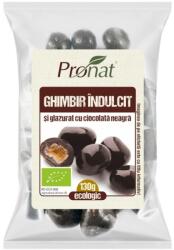 Pronat Pet Pack Bomboane Ghimbir BIO Indulcite si Glazurate cu Ciocolata Neagra, 130 g, Pronat