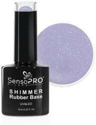 SensoPRO Shimmer Rubber Base SensoPRO Milano, 18 Frosty Blush, 10 ml (TBY-S2981)