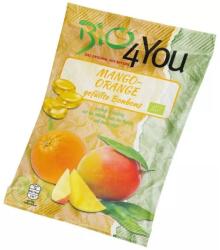 Bio4You Dropsuri Bio cu Mango si Portocale 75 g, Bio 4 you