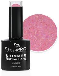 SensoPRO Shimmer Rubber Base SensoPRO Milano, 51 Scarlet Spots, 10 ml (TBY-S3385)