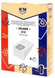 K&M Sac Aspirator Zelmer 321, Hartie, 5 X Saci, K&M (DUSTBAG-Z10-PAP-K&M) - trada