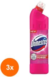 Domestos Set 3 x Dezinfectant Toaleta Domestos Pink Fresh, 750 ml (ROC-3xMAG0000409)