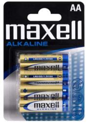 Maxell Set Baterii Alcaline AA R6 Maxell, 4 Bucati (BAT-R6/ALK-BL4-MXL)