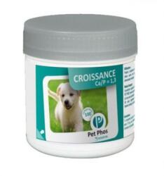 Supliment pentru caini Pet Phos Croissance Ca/P 1.3, 100 tablete