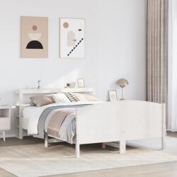 vidaXL fehér tömör fenyőfa ágy matrac nélkül 140 x 200 cm (3306226)