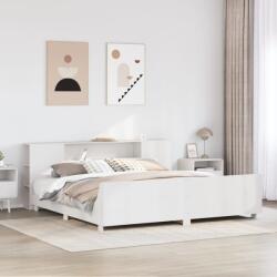 vidaXL fehér tömör fenyőfa ágy matrac nélkül 180 x 200 cm (3323642)