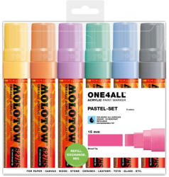 MOLOTOW Set markere Molotow ONE4ALL 627HS Pastel-Set, 6 buc (MLW119)