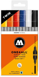 MOLOTOW Set markere Molotow ONE4ALLâ„¢ ACRYLIC TWIN Basic-Set 1, 6 buc (MLW680)