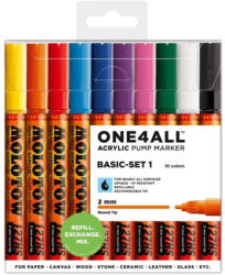 MOLOTOW ONE4ALL 127HS Basic-Set 1 10 (MLW108) - roua - 283,00 RON