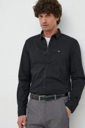 Calvin Klein ing férfi, galléros, fekete, slim - fekete M - answear - 37 990 Ft