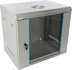 Pulsar RW954-G 19" 9U 540x400 fali rack szekrény, készre szerelt, szürke, könnyített kialakítás (RW954-G)