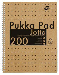 Pukka Pad Spirálfüzet, A4, vonalas, 100 lap, PUKKA PAD "Jotta Kraft (PUP9565) - fapadospatron