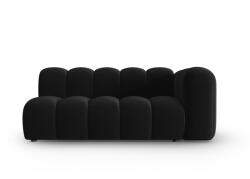 Micadoni Modul Lupine cu 3 locuri, colt pe partea dreapta si tapiterie din catifea, negru (MIC_3SR_44_F1_LUPINE6) Canapea