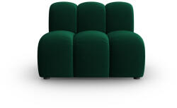 Micadoni Modul pentru canapea Lupine cu tapiterie din catifea, verde inchis (MIC_1S_44_F1_LUPINE3) Canapea