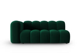 Micadoni Modul Lupine cu 3 locuri, colt pe partea stanga si tapiterie din catifea, verde inchis (MIC_3SL_44_F1_LUPINE3) Canapea