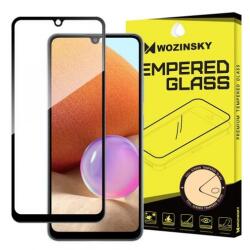 Samsung Galaxy A32 (5G) karcálló edzett üveg TELJES KÉPERNYŐS FEKETE Tempered Glass kijelzőfólia kijelzővédő fólia kijelző védőfólia eddzett