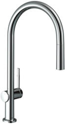Hansgrohe Talis M54, karos konyhai csaptelep 210, kihúzható kifolyó, 1jet, króm, HAN-72802000 (HAN-72802000)
