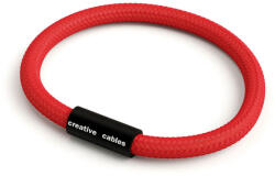 Creative-Cables Matt fekete mágneses csattal és RM09 kábellel rendelkező karkötő (BRC-L-NRM09)