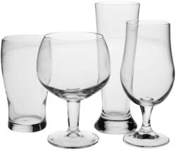 Excellent Houseware Set 4 pahare Bere Hans, sticla, Pahar