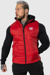 Iron Aesthetics Férfi steppelt mellény Iron Aesthetics Discover, piros: XL Piros