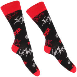 ROCK OFF Șosete Slayer - Logos Pattern - ROCK OFF - SLAYSCK06MB