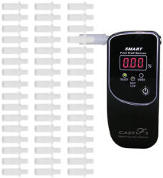 VEYO Pachet Etilotest profesional cu tehnologie Fuel Cell CA20FS + 50 rezerve