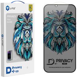 LITO Apple iPhone 16 Lito D+ Pro Privacy 2.5D Full Üvegfólia - Fekete